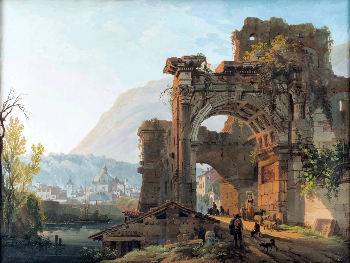 Veduta dei dintorni di Como